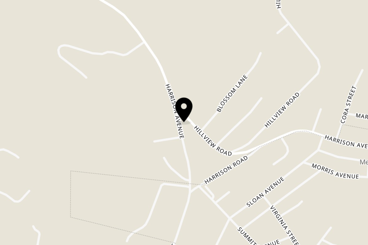 Map showing the location of Hungry Hanks Pizzeria on 620 14th St in Jeannette